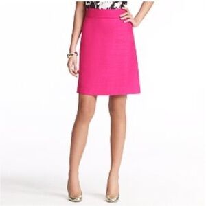 kate spade Hot Pink Textured Pencil Skirt